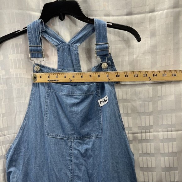 BELINDA Women OVERALL Pants  Size S Color Blue LIGHT WASH - Picture 3 of 16